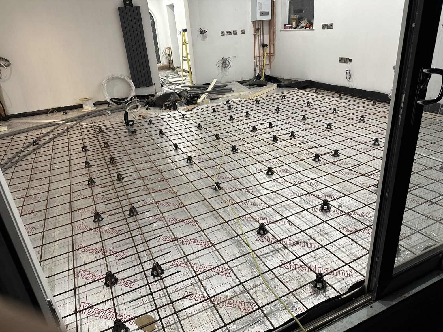 Underfloor heating preparation