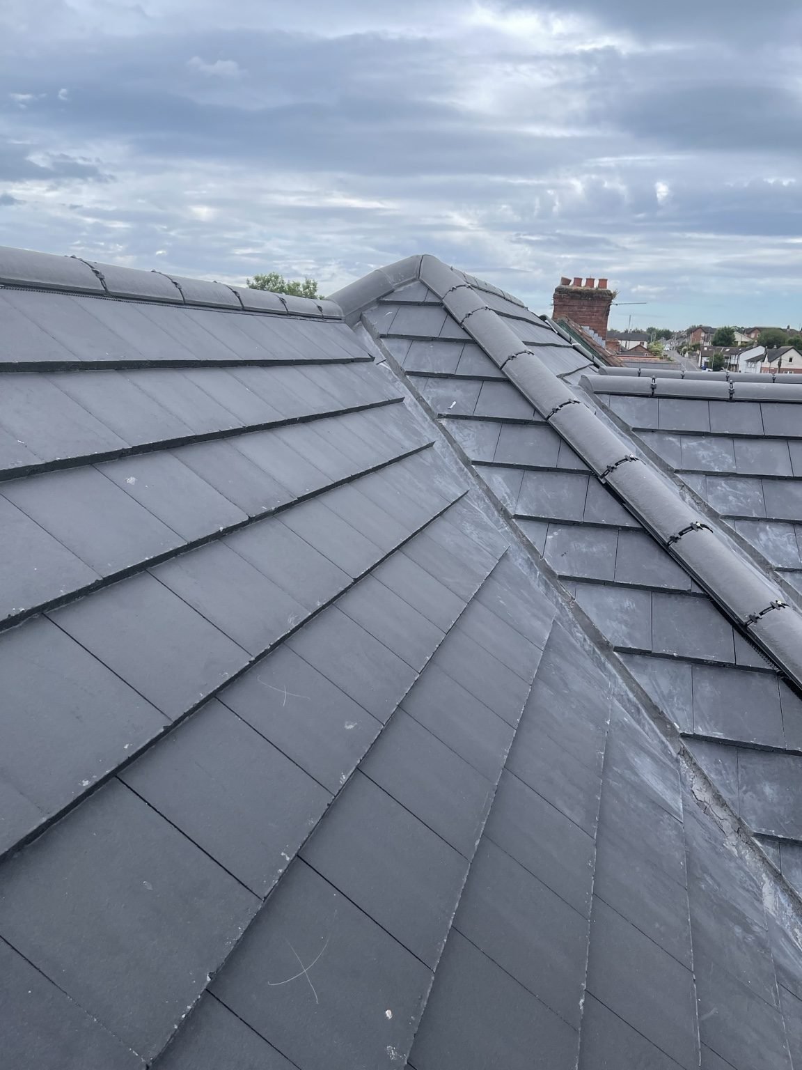 Slate roof detail