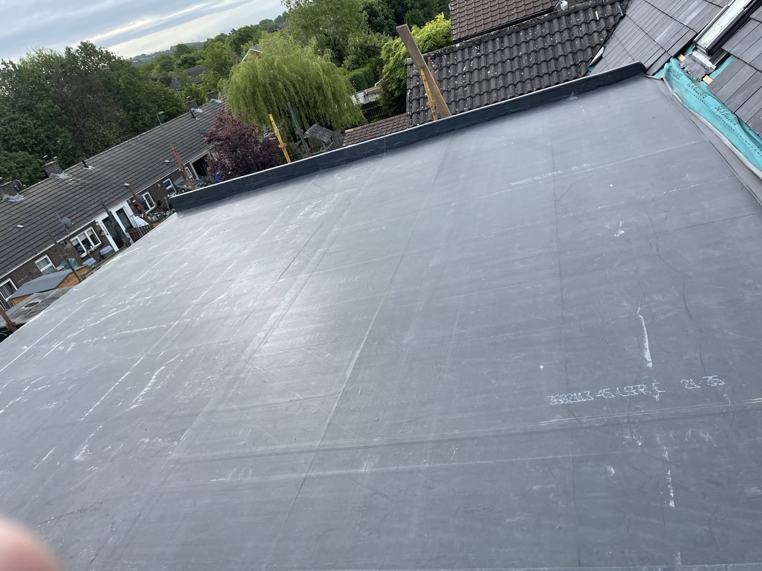 Completed EPDM flat roof