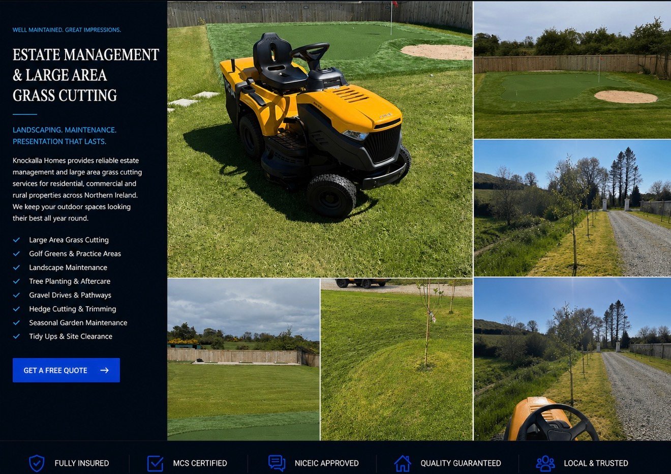 Estate Management & Large Area Grass Cutting